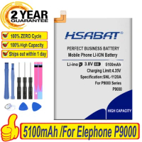 HSABAT 5100mAh Battery for Elephone P9000 / Elephone P9000 Lite free shipping