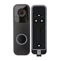 Backplate Doorbell Backplane Video Doorbell Back Panel Doorbell Backplane Hardware Plastic 5.1x0.6x3.5inches Black