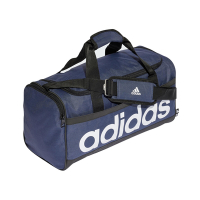 adidas 包包 Essentials Duffle 男女款 藍 白 健身包 行李袋 手提 側背 大容量 愛迪達 HR5353