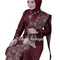 Bisa Cod Set Kebaya Kurung Payet ZZ Songket Selendang By FauzanaStore01 / Kebaya Ibu Besan / Kebaya 