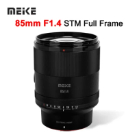 Meike 85mm F1.4 Auto Focus STM Motor Full Frame Cameras Lens for Sony E, Nikon Z-mount Fixed Focus Lens A7M4