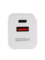 หัวชาร์จเร็ว 2 พอร์ต PD 30W รุ่น C56 สีขาว