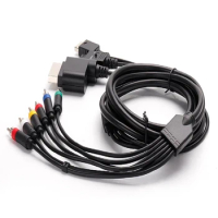 1.8m Multi Component AV Cable S-Video Cable for PS2/3 for Wii for Xbox360 Games Accessories for PS2 PS3 Xbox 360 Wii/wiiu