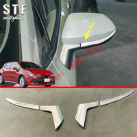 ABS Chrome Side Mirror Trim Below For Toyota Corolla Hatchback Auris Sport 2019 2020 Car Accessories Stickers