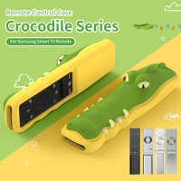 Silicone Remote Control Case for Samsung Smart TV BN59-01357A/01311B Series Remote Creative Crocodile Shape Protective Cover