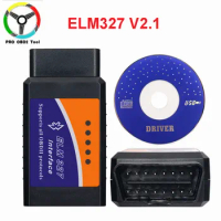 ELM327 Bluetooth OBDII V2.1 ELM 327 CAN-BUS Car Diagnostic Scanner for Android Torque 9 Kinds OBD2 Protocols obd Scanner