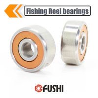 Fishing Reel Bearings 2Pcs 3x10x4 SMR103 2RS Stainless Steel Hybrid Ceramic For SHIMANO CORE, CHRONARCH, CURADO, CALCUTTA