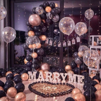 【GIFTME5】豪華氣球組(氣球 求婚 生日 派對佈置 告白 氣球 氣球套組 附教學影片)