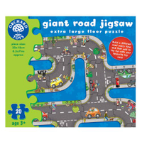 ★啦啦看世界★ Orchard Toys英國幼兒大拼圖(Giant Road Jigsaw/地板拼圖) 桌遊 生日禮物 兒童節 共玩 益智型 優良讀物 小天下