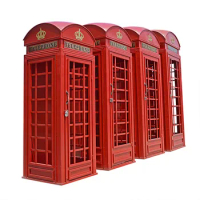 Iron Arts and Crafts Internet Celebrity Store Phone Booth Large Outdoor Decoration Photography Props Postbox Book Booth