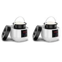 2X Candle Making Wax Melting Pot,Wax Melter For Candle Making,LED Temperature Display For Adults, Soy Wax EU Plug