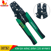 Kìm bấm cos đa năng 4 trong 1 WYNN'S W1047, chuyên dụng bấm cos ghim, cos tròn, cắt dây, tuốt dây (K