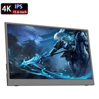 4K IPS 15.6" Portable Monitor LCD Screen Monitor for Ipad and Laptop 3840*2160P Gaming Display HDMI type-c monitor Gamer