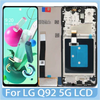 6.7" Original For LG Q92 5G LCD Display Touch screen Digitizer Assembly For Lg q92 5g LM-Q920N Screen Replacement Repair Parts