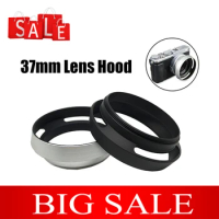 37mm Metal Camera Lens Hood Wide-Angle Lente Protector Cover For Kodak Kenko Olympus Panasonic Lumix Leica Voigtlander Sony DSLR