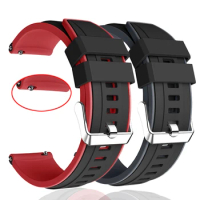 22MM Silicone Strap For TicWatch Pro 3 Ultra GPS LTE Smart Watch Band Bracelet For TicWatch Pro S X S2 E2 Wrist Straps Correa