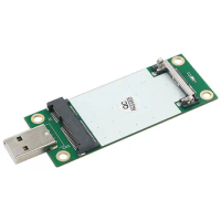 Mini PCI-E to USB 2.0 Adapter Card mPCIE Converter Card with SIM Slot for GSM GPRS GPS 3G 4G LTE Modem Module for Desktop PC