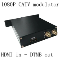 1080P AV HDMI to DTMB encoder modulator Digital TV Headend QAM RF Modulator DTMB digital 1080P modulator