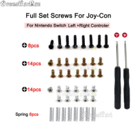 1set Full Set Replacement Part Screws Screw and Spring For Nintendo Switch Joy-Con Joy Con