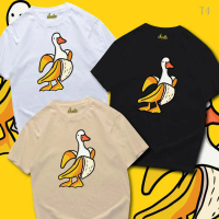 T8 [HOT] [COD]เสื้อยืดoversize (พร้อมส่งเสื้อเฮีย) เสื้อ banana duckผ้านิ่มใส่สบาย  + ไมโครพิมพ์ ลาย