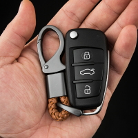 多色可選簡約汽車遙控器鑰匙扣掛件男士腰掛創意個性鎖匙扣圈環