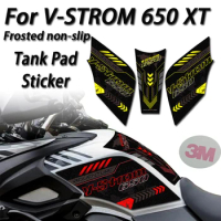 3M Motorcycle Tank Pad Sticker Fuel Gas Cover Protection Frosted Decal For Suzuki Vstrom DL650 DL V-STROM 650 XT