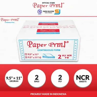 Paperpryns Kertas Continuous Form 2PLY NCR PRS 9,5" x 11"/2 (Bagi 2)