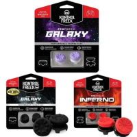 KontrolFreek FPS Galaxy for Nintendo Switch Pro Controller/2 High-Rise Analog Stick Gamepad Performance Thumbsticks Switch Caps