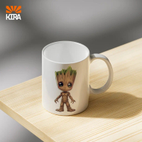 KIRA Mug Keramik Motif Mini Marvelc Ghost Rider/Clint Barton/Black Panther/Groot/Venom Gift Souvenir