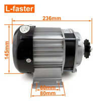 48V500W Unite Electric Rickshaw Adult Electric Tricycle Brushless Dc Gear Motor Spare Parts Conversion Kits
