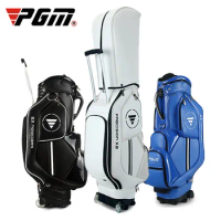 PGM Telescopic Golf Bag Waterproof Golf Bag Air Travel Bag with Wheels Nylon Golf Standard Package Large Capacity Travel Bags
