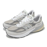 【NEW BALANCE】休閒鞋 990 V6 男鞋 女鞋 鏡灰 雲石 美製 麂皮 拼接 緩衝 經典 NB(U990NC6-D)