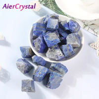 100% Natural Lapis Lazuli Crystal Bluestone Quartz Mineral Crystal Mineral Herbarium Tank Decoration Gift Stones Room Decor