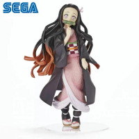 Glazovin Original Sega Demon Slayer 21cm Kamado Nezuko PVC Action Figure Toys Model Doll For Girls