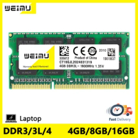 DDR3 DDR3L DDR4 8GB 4GB 16GB Memoria Ram PC3 PC3L 2400 2133 2666Mhz PC4 17000 19200 21300 Sodimm Notebook Laptop Memory Ram