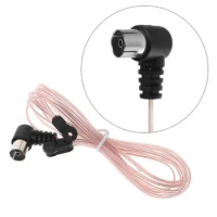 FM Antenna for Stereo Receiver Indoor FM Radio Antenna 75 Ohm UNBAL Type Female Coaxial Cable Wire Antenna for Onkyo