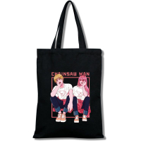 2023Chainsaw Man Chainsaw Men's and Women's Bags Canvas Bag Shopping Tote
