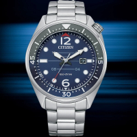【CITIZEN 星辰】GENTS系列 光動能 復古大三針腕錶 44mm(AW1716-83L)