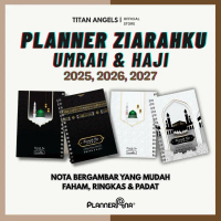 Planner Ziarahku Umrah Journal 2026 2027 by Planner Ana Notebooks Office Paper Stationery buku surah