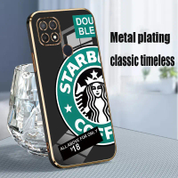 Kopi Starbucks phone case for OPPO A15 A15S A35,Starbucks pattern,cute,TPU material,Starbucks,cover,