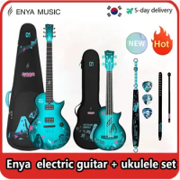 ENYA Nova Go Sonic Carbon Fiber Smart Electric Guitar and ukulele 23inch With Bag