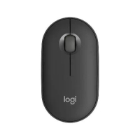 【Logitech 羅技】Pebble Mouse2 M350s 無線藍牙滑鼠(石墨灰)*