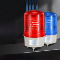 Đèn LED Cảnh Báo Xoay, LTE1101J, Báo Động Âm Thanh Và Ánh Sáng, Đèn Báo 220V, Đèn Tín Hiệu Công Nghi