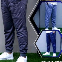 Celana pajang jogger/trening pria wanita terbaru XL merah