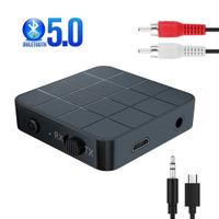 2 In 1 Bluetooth 5.0 Audio Receiver Transmitter AUX RCA 3.5MM Jack Wireless Music Adapter USB Dongle For Car PC Headphone