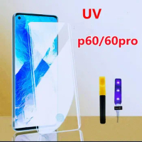 UV Tempered Glass For Huawei P60 P60 Pro P60 Art P30 Pro P40 Pro Plus P50 Pro P60 Full Glue Screen Protector Glass