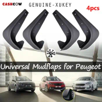 Universal Mud Flaps Mudflaps Splash Guards Mudguards For Peugeot SW CC SD 107 108 205 206 207 306 307 308 405 406 407 508 607
