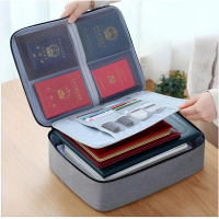 Cặp đựng hồ sơ tài liệu nhiều ngăn a4 cỡ lớn có khóa số Nhiều Ngăn, Quai Xách Cầm Tay