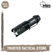 Senter Tactical Flashlight 2000 Lumens LED Flash Light Senter LED Cree