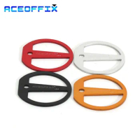 Aceofeffix for Brompton bike front fork wire board without mudguard aluminum alloy front brake wire stopper